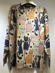 Cute Pattern Cats Sweater