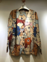 Cute Cartoon Cats Cardigan